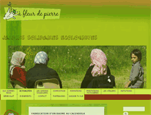 Tablet Screenshot of afleurdepierre.com